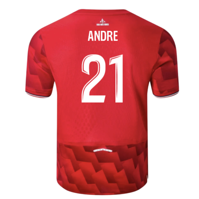 2025-2026 Lille Home Shirt (Andre 21)-PitchVibe Kits